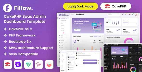 Management And Administration Website Templates | Fillow : CakePHP ...