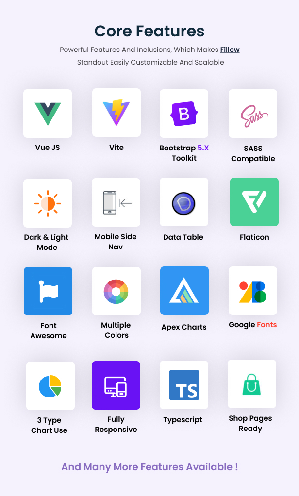 Fillow : VueJs Admin Dashboard Template